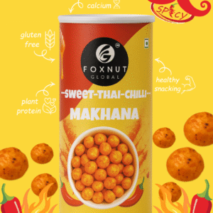 Sweet Thai Chilli Makhana | 80g | Jar of 1 | by Foxnut Global