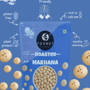 Roasted Makhana | 40g | Pack of 1 | Unsalted | by Foxnut Global
