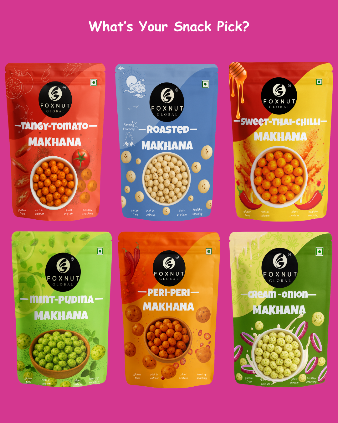 Himalayan Salt & Pepper Makhana | 40g | Pack of 1 | by Foxnut Global - Image 4