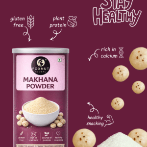 Makhana Powder | 150g | Jar of 1 | by Foxnut Global